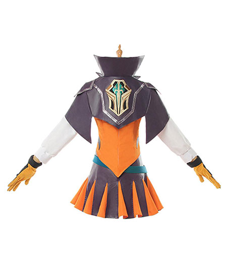 League of Legends : Full Set Battle Academy Lux Robe Costume Cosplay Acheter